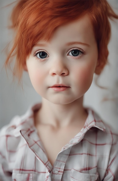 Cute baby doll ritratto Ai immagine generativa