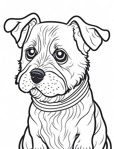 Cute Cartoon cucciolo e cane Illustraton