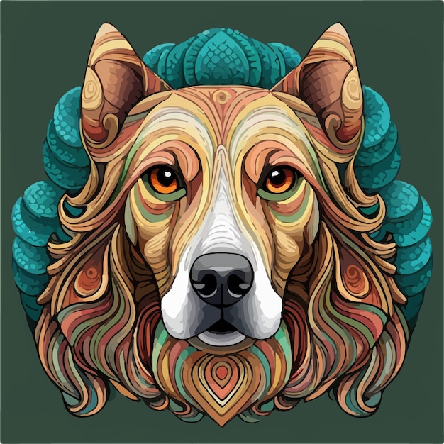 Cute dog illustrazione