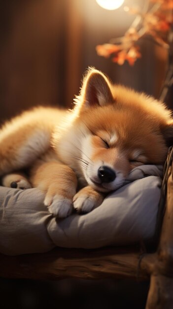 Cute Dog Sleeping