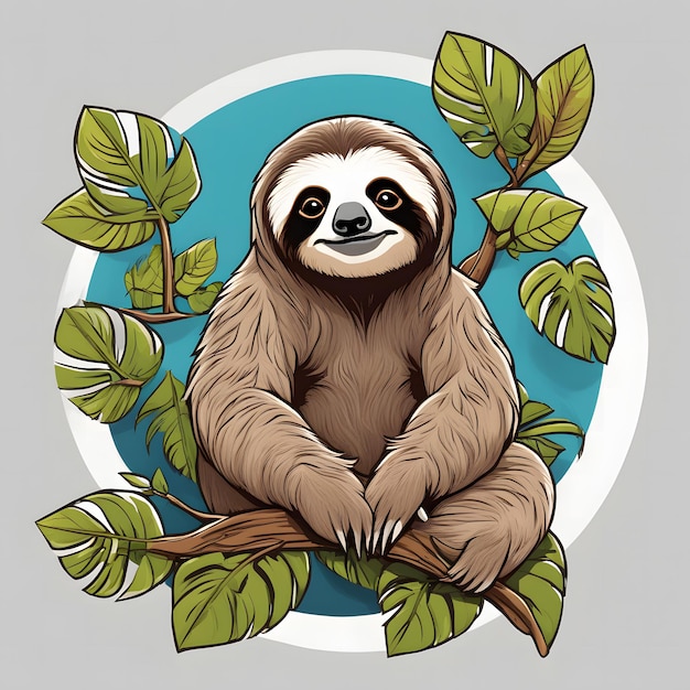 Cute Sloth Clipart