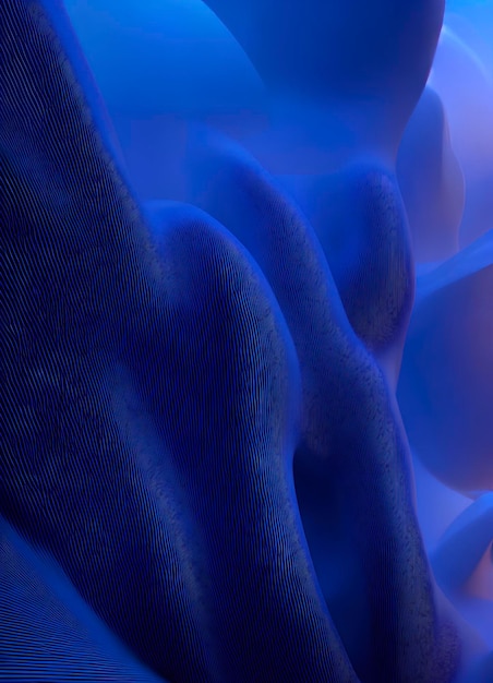 Cyber astratto 3d sfondo di colori blu e viola
