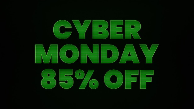 Cyber Monday 85% di sconto