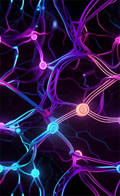 Cyber Monday Neurons Wire Background