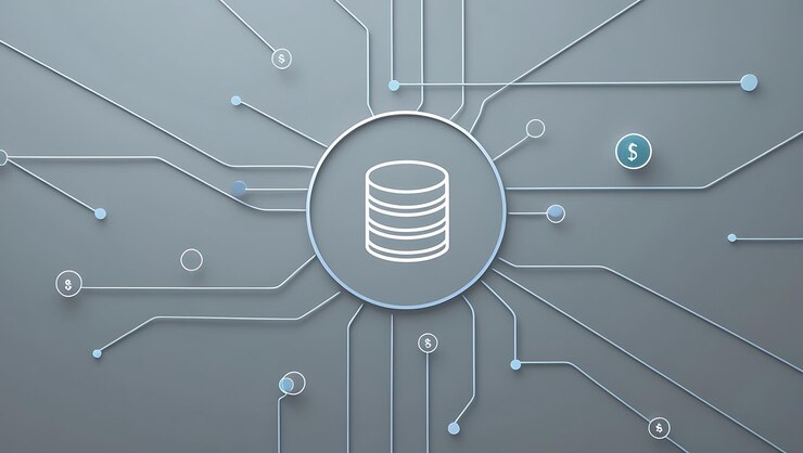 Foto cybernetic finance e il futuro della gestione moderna sfruttare la visualizzazione dei dati informazioni digitali e concetti aziendali scifi per la crescita strategica