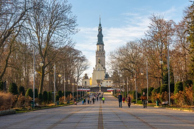 Czestochowa Polonia 01 gennaio 2023 Il monastero di Jasna Gora nella città di Czestochowa