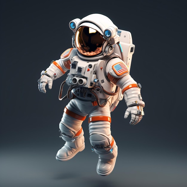 D Collezione di personaggi degli astronauti