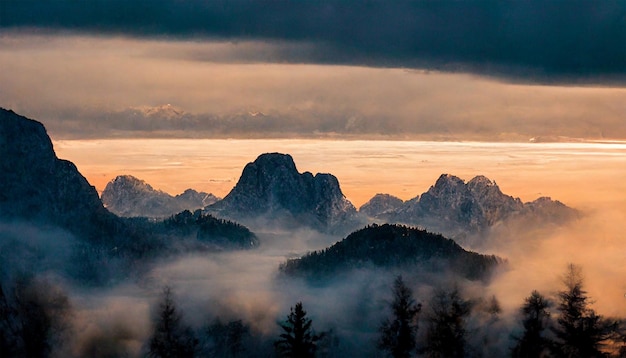 Dachstein carta da parati hd