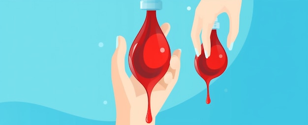 Dai aiuto giornata mondiale cuore vita donatore salute donazione sangue AI generativa