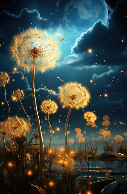 dandelions