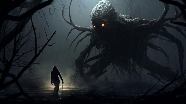 Dark Creature Game Un avvincente incontro con un mostro gigante