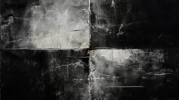 Dark Grunge Background Texture Overlay Immagine premium della consistenza Grunge su uno sfondo nero