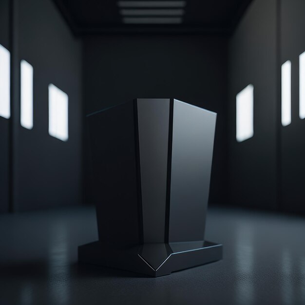 dark podium promo producket generative ai