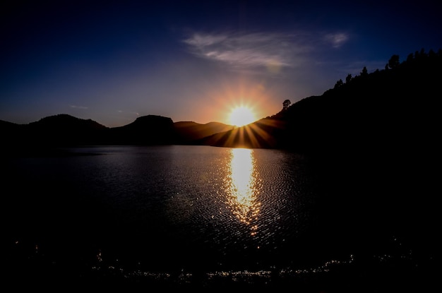 Dark Water Lake a Gran Canaria Isole Canarie Spagna