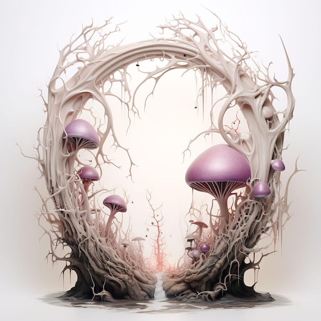 Dark World Tree e Scopri un accattivante capolavoro Venture Book Cover Wall Art POD Epic Beauty