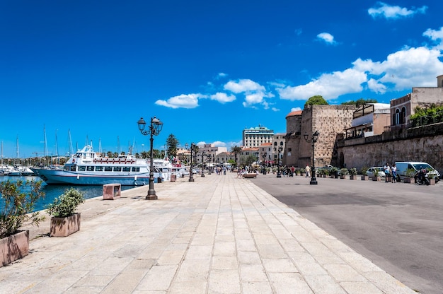 Darsena del porto di alghero