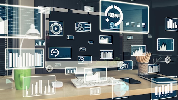 Dashboard dei dati del settore visionario