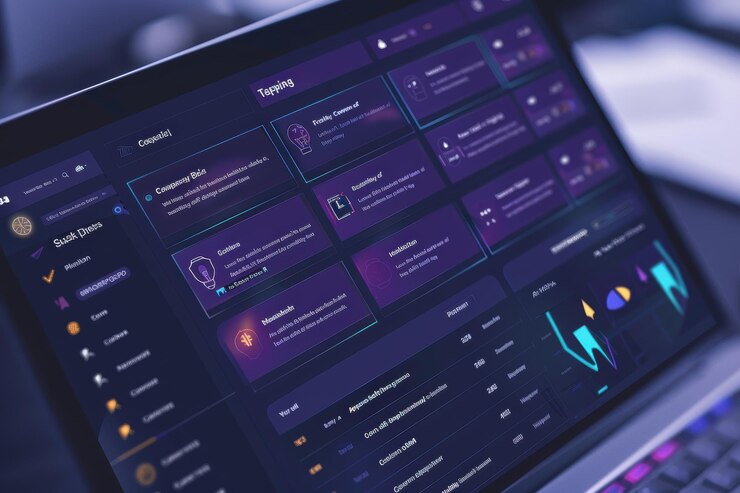 Foto dashboard di assistenza clienti con sistemi di biglietti di assistenza integrati e chatbot alimentati da aip