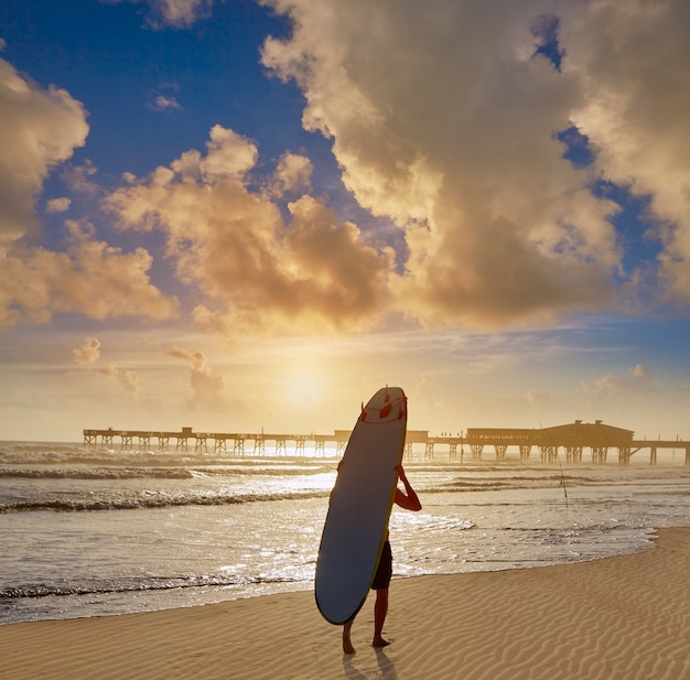 Daytona Beach in Florida con il molo USA