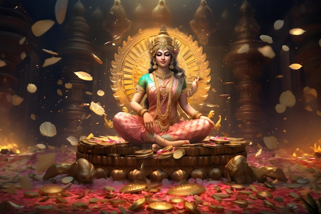 Dea Lakshmi dea del denaro