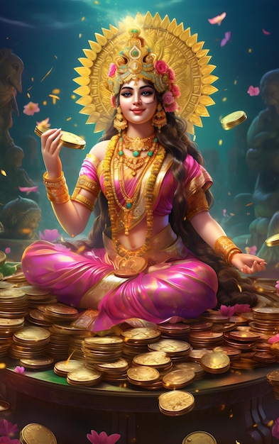 Dea Lakshmi dea del denaro