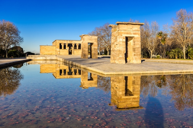 Debod del tempio a Madrid spagna