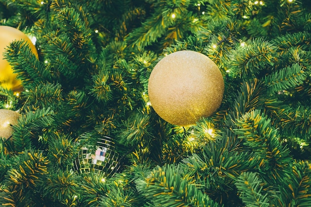 Decorato albero di Natale sfondo