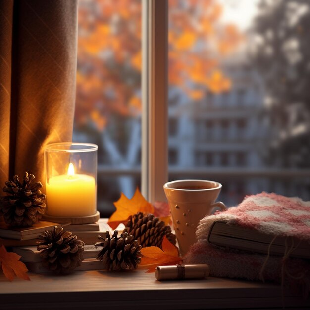 decorazione accogliente autunno inverno relax