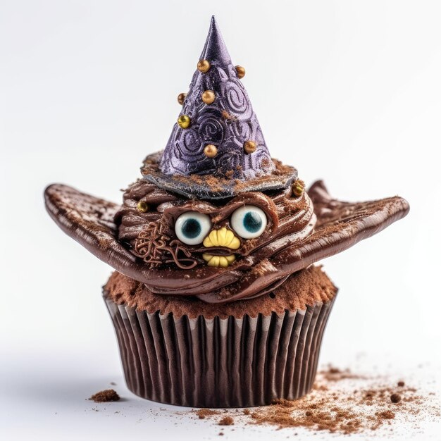 decorazione cupcake per il design spettrale di Halloween