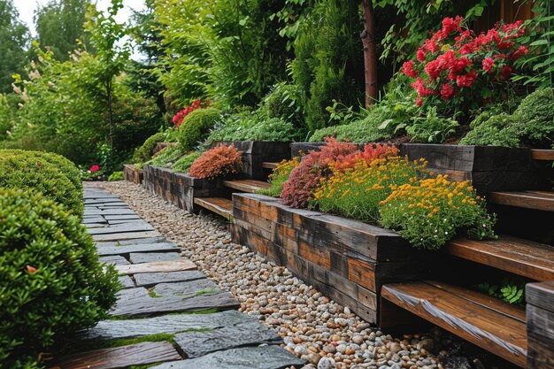 decorazione del giardino all'aperto a casa idee ispirazione di stile