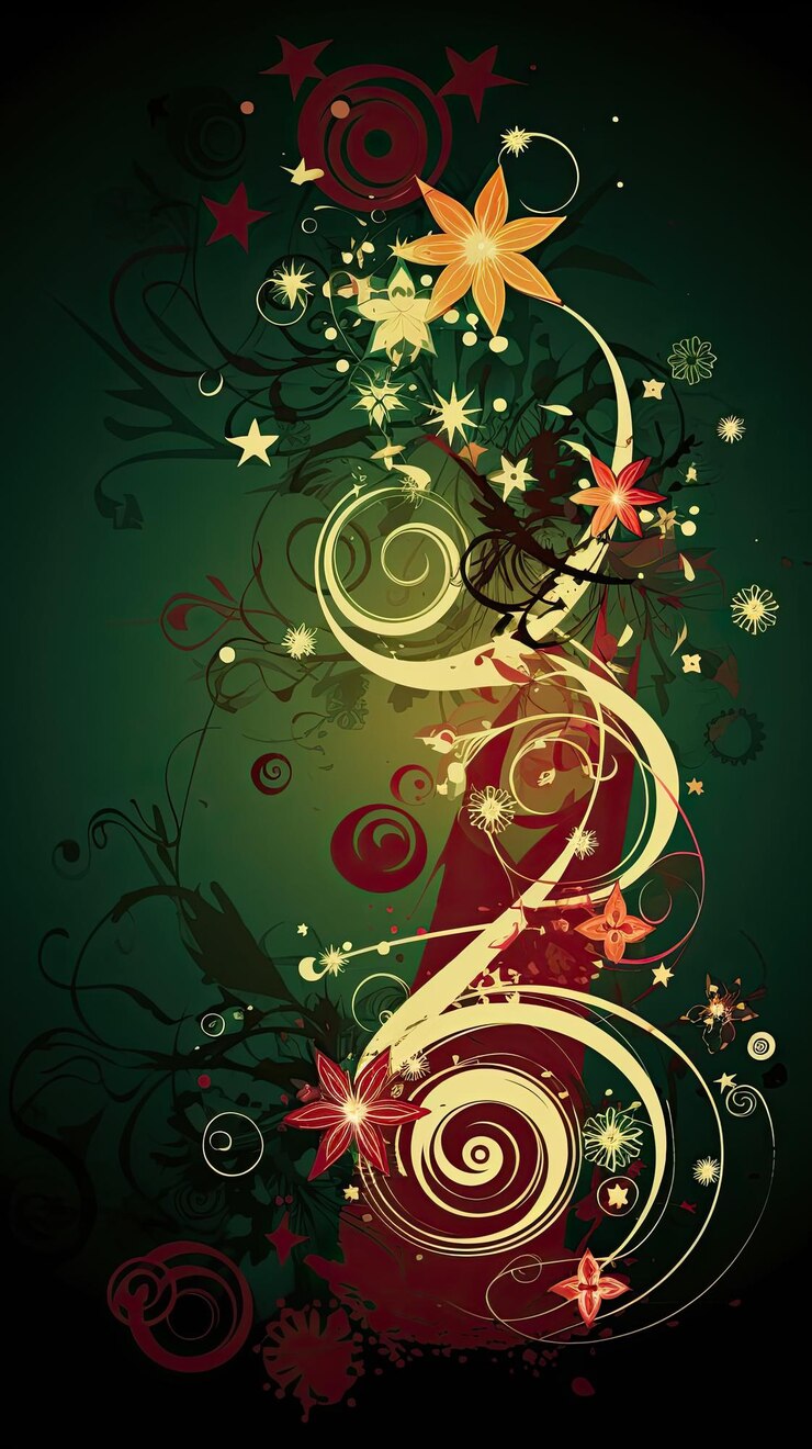 Foto decorazione dell'albero di natale carta da parati per interni ornamenti colorati e luci ai generativa