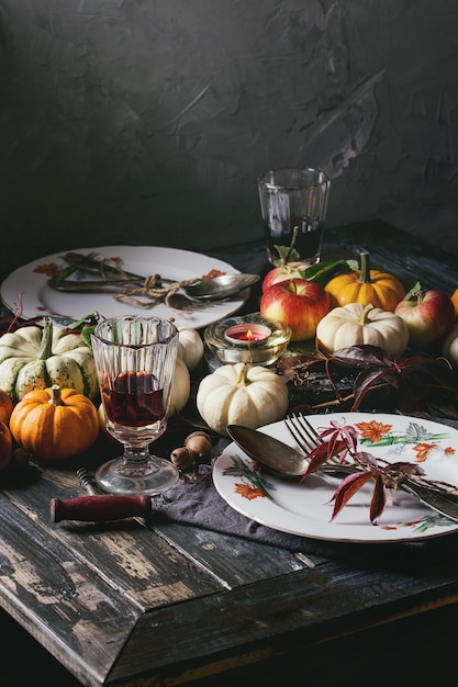 Decorazione della tavola di festa