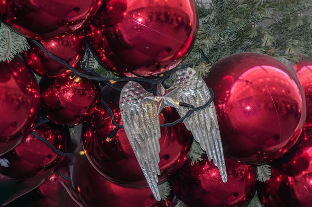 Decorazione della via dell'albero di Natale a Salisburgo Austria