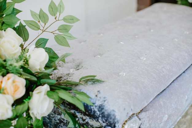 Decorazione di fiori al matrimonio malese