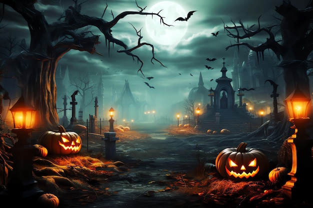 decorazione di halloween immagine generata dall'AI