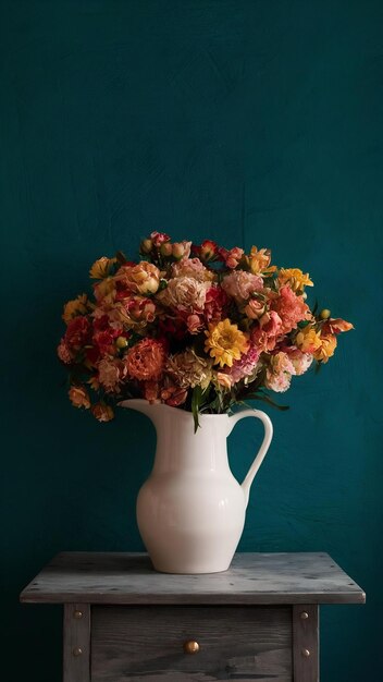 Decorazione interiore di fiori per vasi
