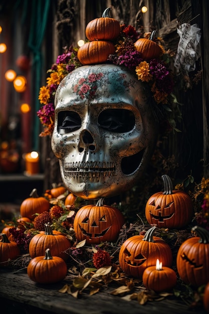 Decorazione realistica di Halloween per lo sfondo