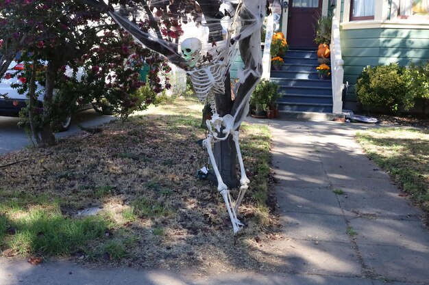 Decorazioni di Halloween in California