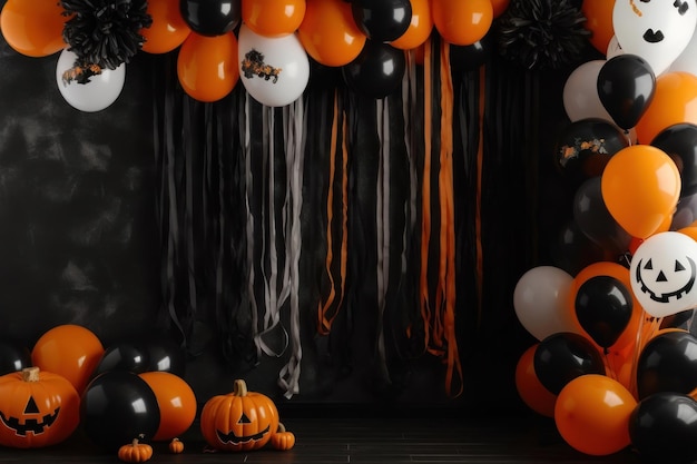 decorazioni di Halloween per una festa di Halloween