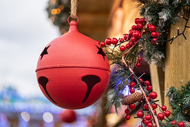 Decorazioni di natale a Londra. Ornamenti e luci di natale