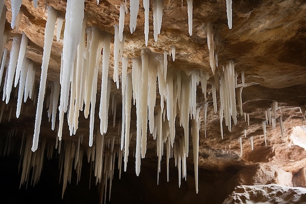 Decorazioni di stalattiti appese al tetto