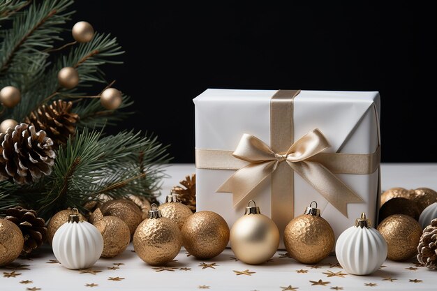 Decorazioni e regali natalizie accattivanti