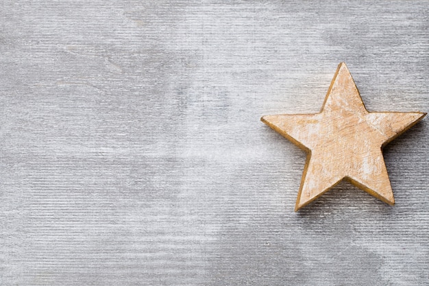 Decorazioni in legno di Natale. Simbolo di Natale. Biglietto d'auguri.