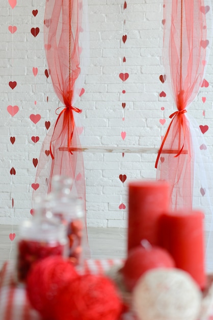 Decorazioni per San Valentino. Può essere usato come sfondo