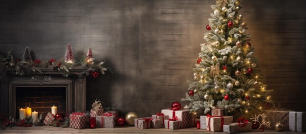 Decorazioni per un albero di Natale gioioso