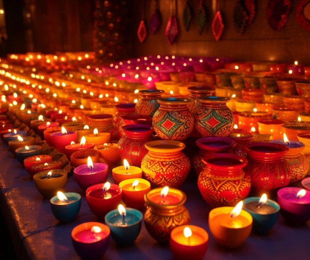 Decorazioni vivaci di Diwali