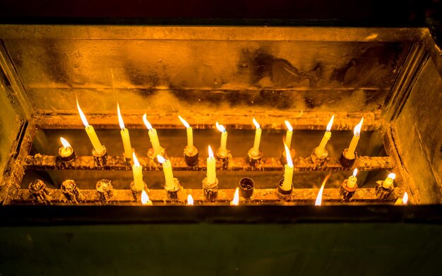 Decozione di Natale durante il festival di Natale a Kathmandu in Nepal