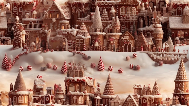 del Gingerbread Village un'intricata offerta natalizia