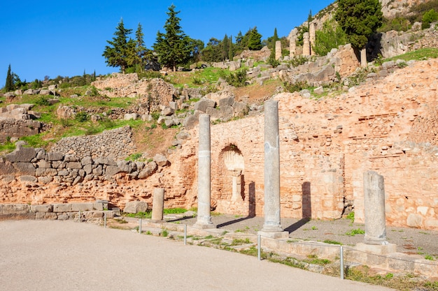 Delfi antico santuario, Grecia