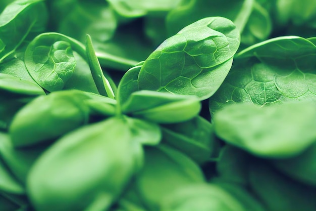 Delicate foglie di spinaci freschi per pappe vegetariane e per bambini